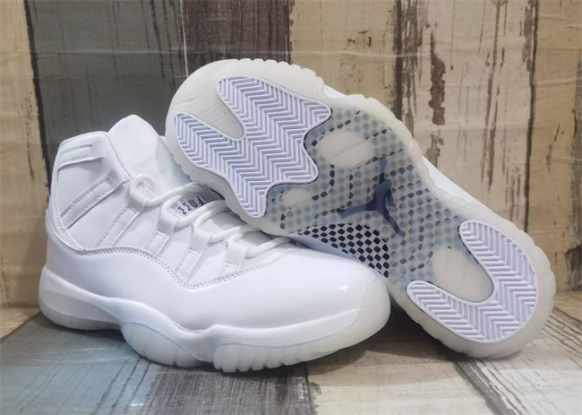 Women's Running weapon Air Jordan 11 White Shoes 038
